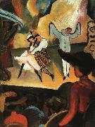 August Macke Russian Ballet I Germany oil painting artist